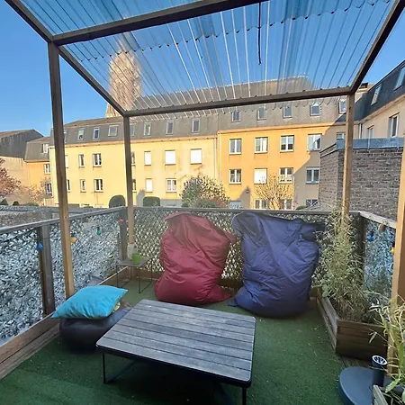 Le Terrazza - 1p A 2p Terrasse - Henriville Apartment Amiens